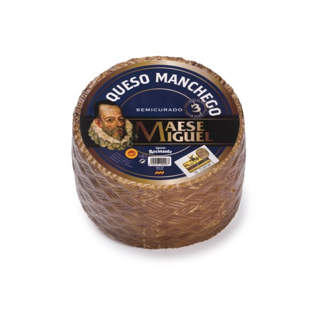 Wholesale Maese Miguel Baby Manchego D.O.P. Cheese 500 Gram-8ct Case Bulk