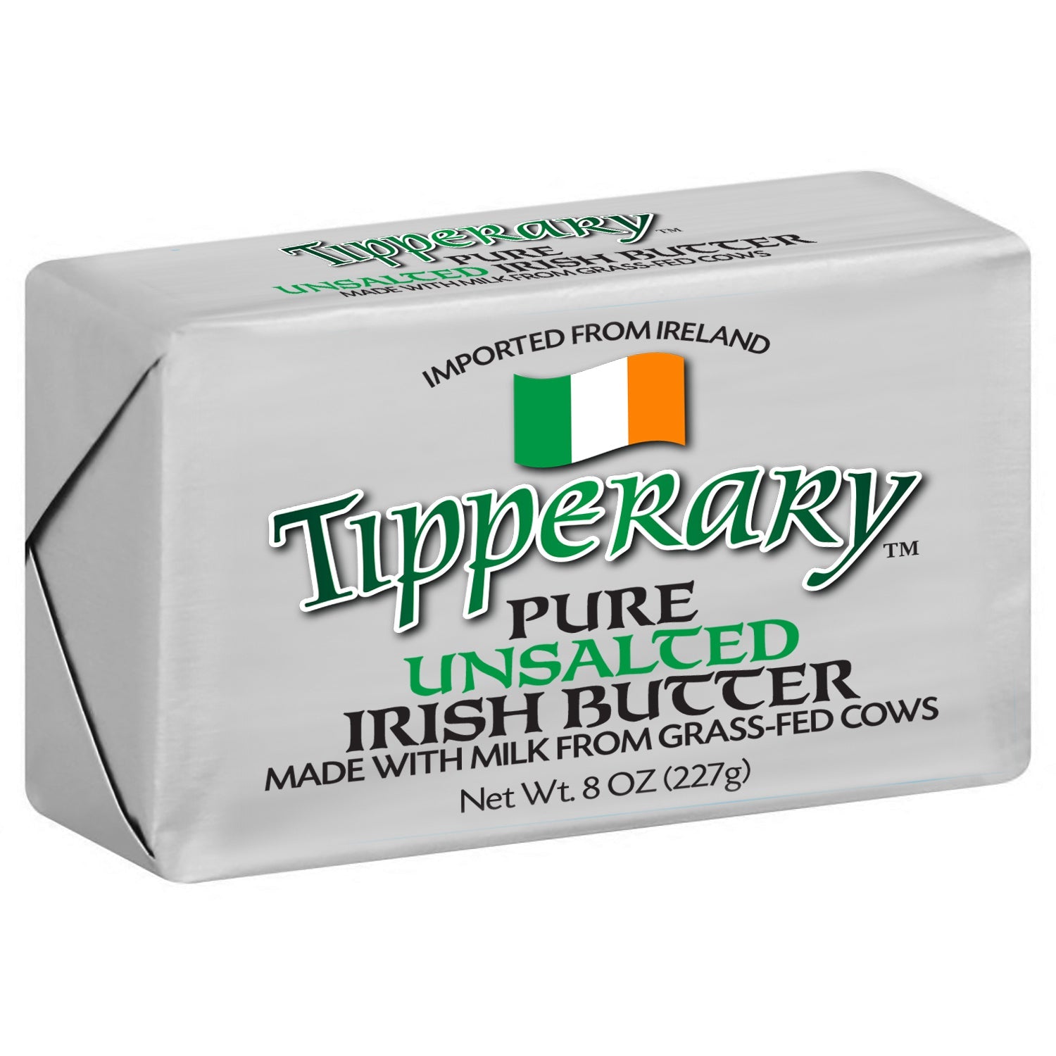 Wholesale Tipperary Irish Unsalted Butter 8 oz- Bulk
