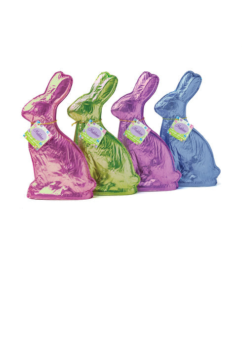 Wholesale Madelaine Chocolate 15 Oz. Single Color Rabbits- Bulk