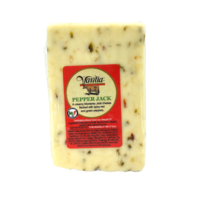 Wholesale Vantia Pepper Jack – Piece Cheese 9 OZ-18ct Case Bulk