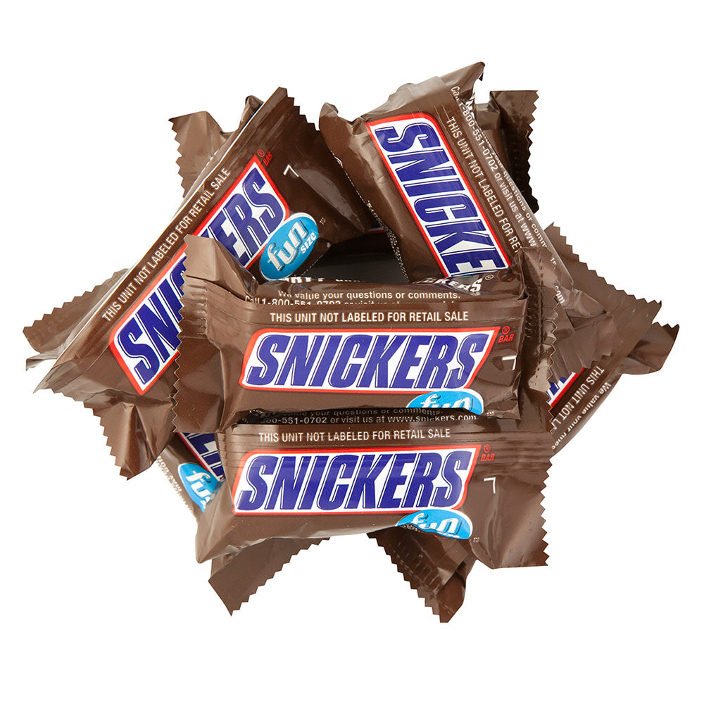 Wholesale Snickers Fun Size Bar-11.92lb Case Bulk