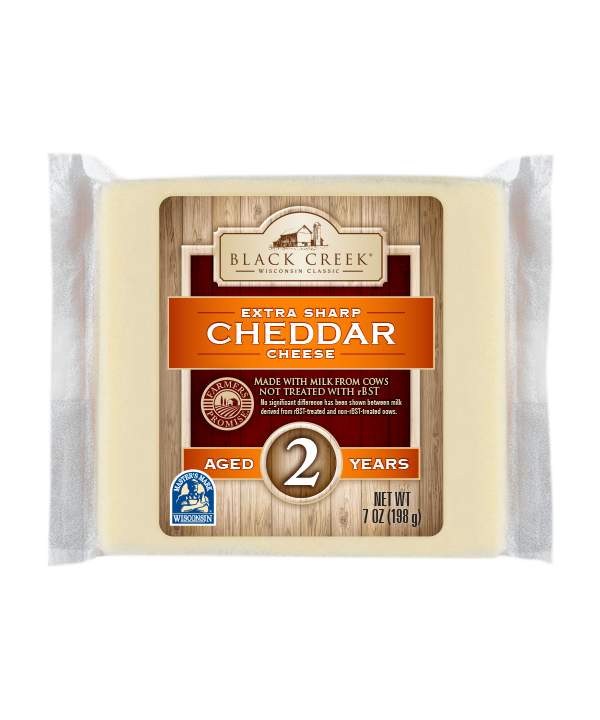 Wholesale Extra Sharp White Cheddar Cheese 7 OZ-12ct Case Bulk