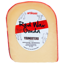 Wholesale Artikaas Red Wax Gouda Cheese 6 oz- Bulk