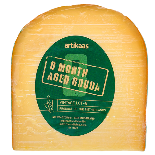 Wholesale Artikaas Aged Gouda Cheese 6Oz-12ct Case Bulk