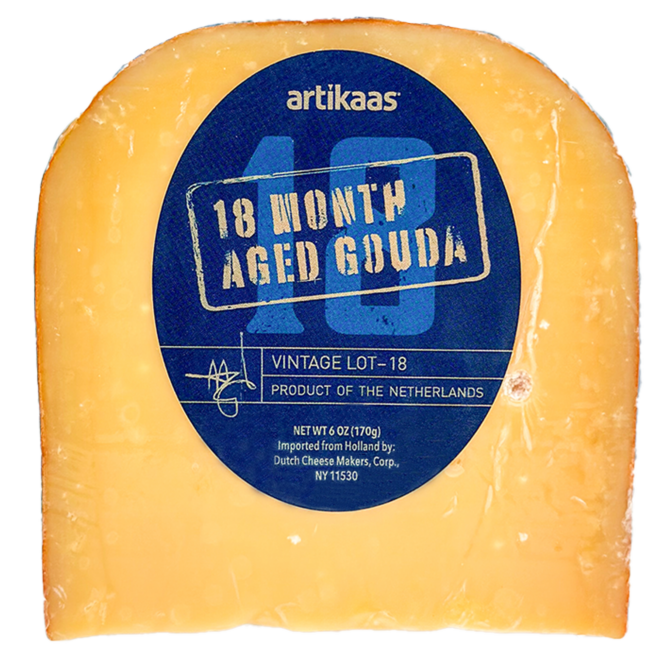 Wholesale Artikaas Aged Gouda Cheese 6 OZ-12ct Case Bulk