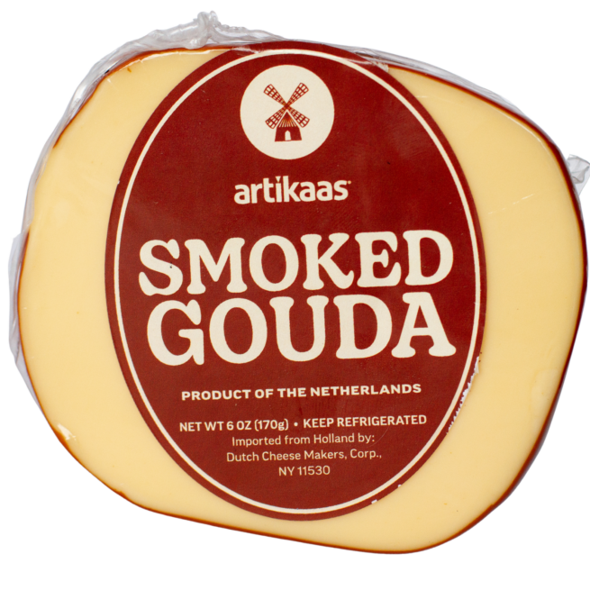 Wholesale Artikaas Smoked Gouda Cheese 6 OZ-12ct Case Bulk