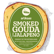 Wholesale Artikaas Smoked Gouda with Jalapeno Cheese 6 oz- Bulk