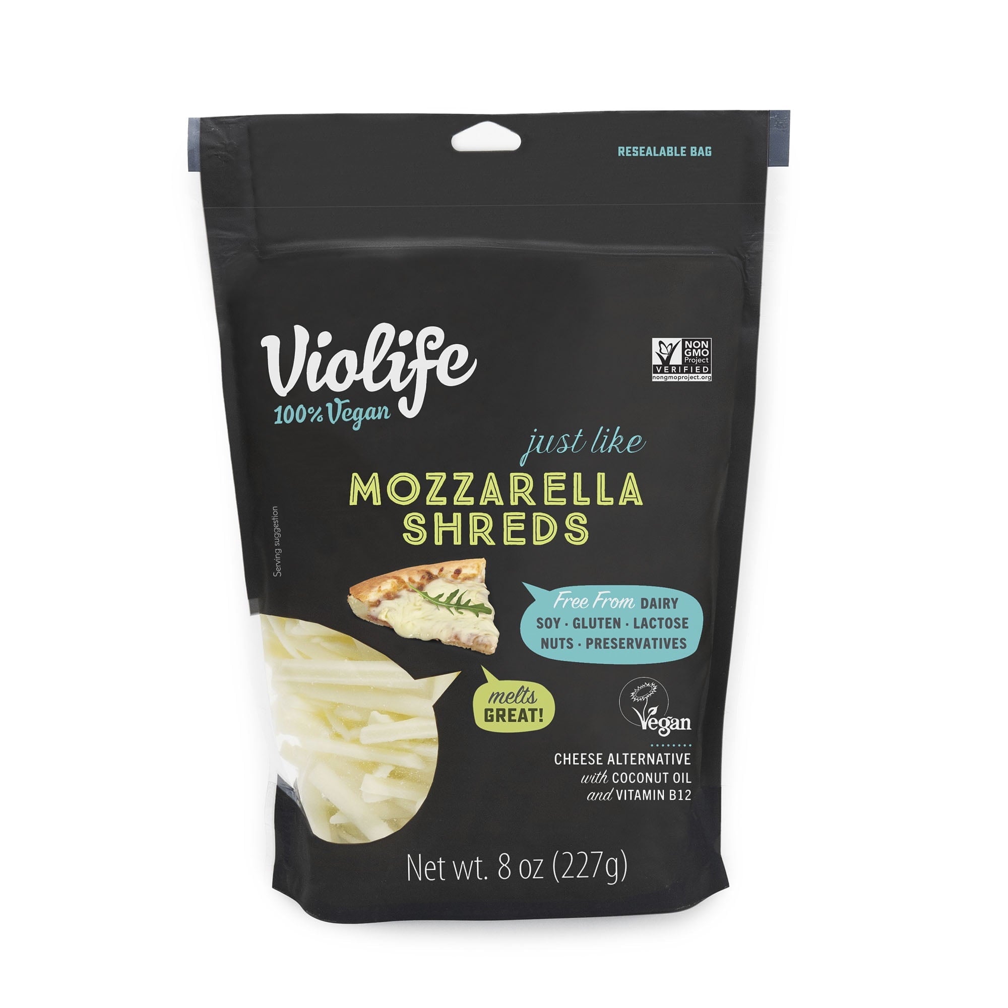 Violife Just Like Mozzarella Shreds Cheese 8 Oz Pack