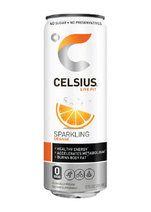 Celsius 12/12 Oz Sparkling Orange