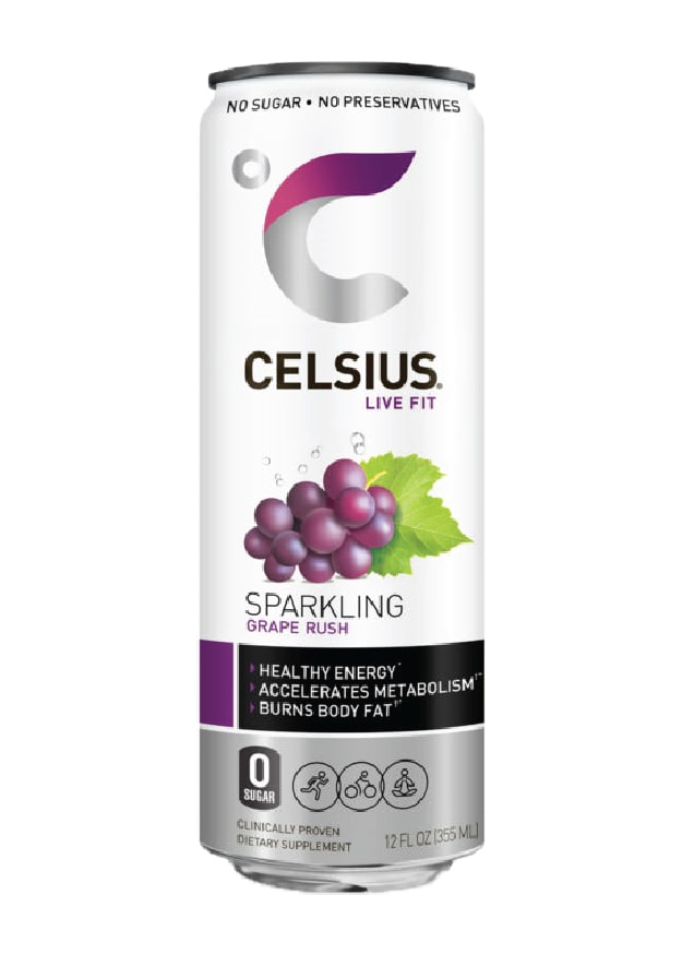 Wholesale Celsius 12/12 Oz Sparkling Grape Rush-12 Ct Case Bulk