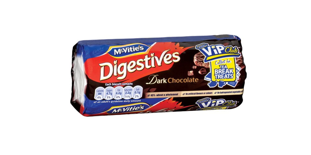 McVities Digestive Biscuits Wheat Dark Chocolate 10.5 Oz
