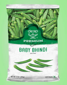 Wholesale Deep Baby Bhindi Frozen 12oz- Bulk