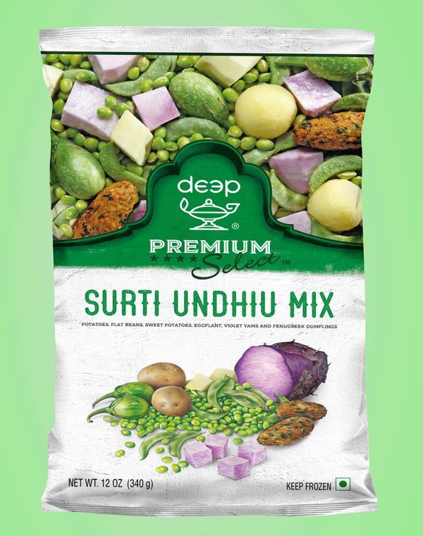 Wholesale Deep Surati Undhiu Mix Frozen 12 oz-24 Ct Case Bulk