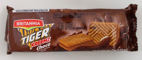 Wholesale Britannia Tiger Kreemz Choco 2.6 Oz-24 Ct Case Bulk