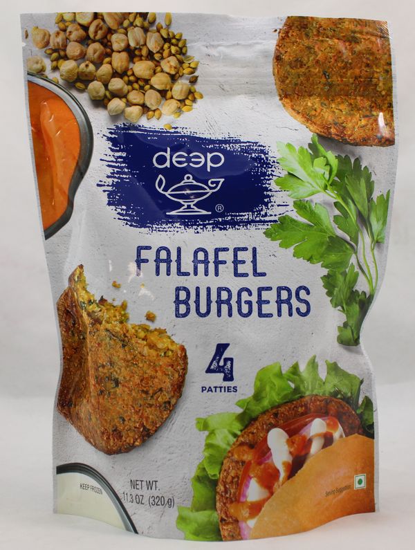 Deep Falafel Burgers 4Pcs 11.3 Oz