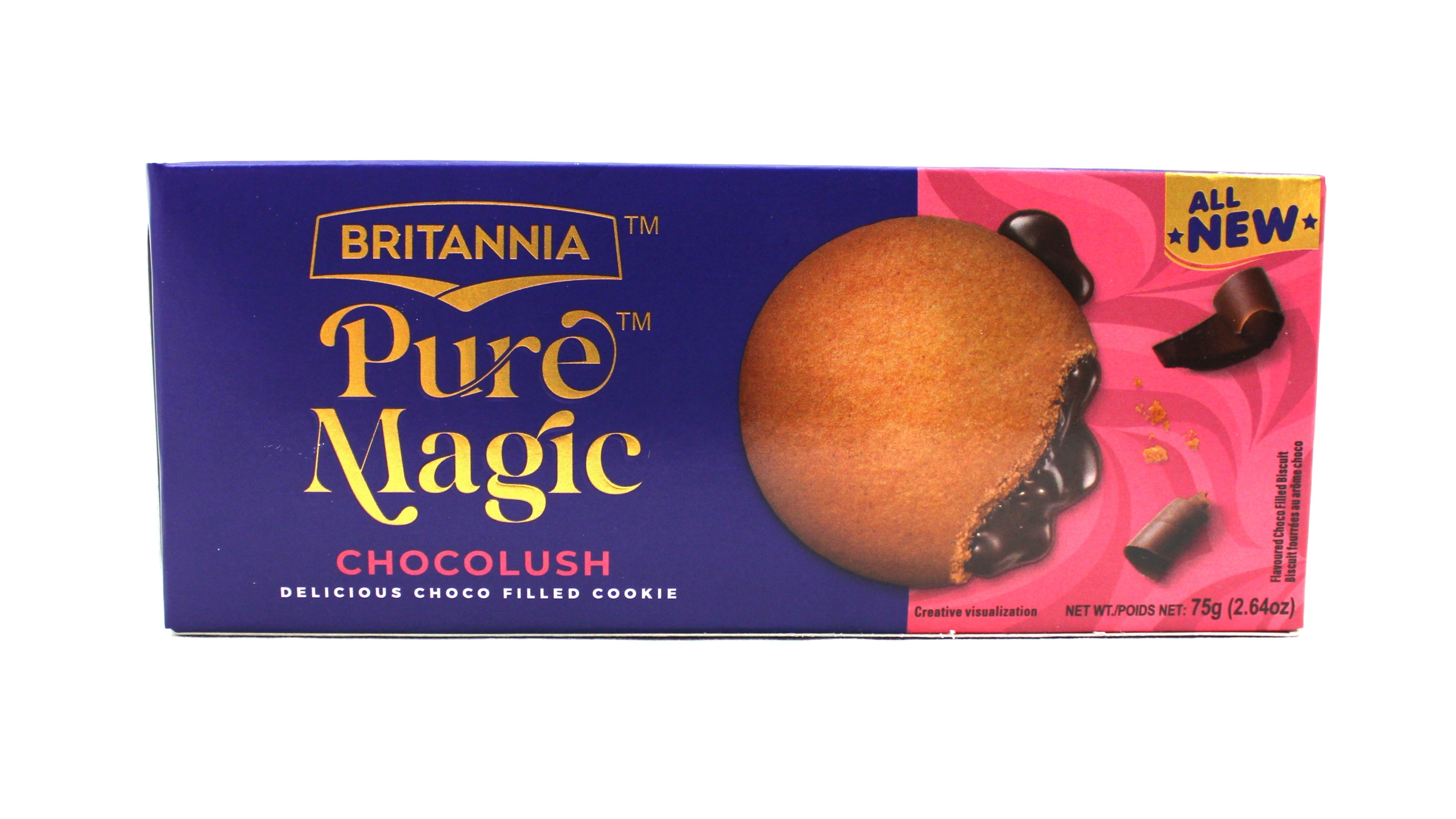 Wholesale Britannia Pure Magic Chocolush 2.64 oz-24 Ct Case Bulk