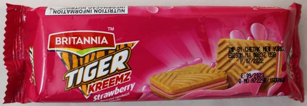 Wholesale Britannia Tiger Kreemz Strawberry 2.6 Oz-24 Ct Case Bulk