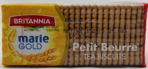 Wholesale Britannia MarieGold Petit Beurre 5. 3 Oz-24 Ct Case Bulk