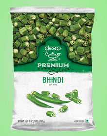 Wholesale Deep Bhindi Cut (Okra) Frozen 24 oz- Bulk