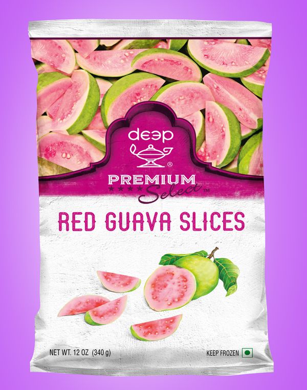 Wholesale Deep Red Guava Slices 12 oz-24 Ct Case Bulk