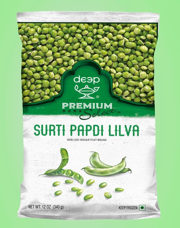 Wholesale Deep Surati Papdi Lilva Frozen 12 oz-24 Ct Case Bulk