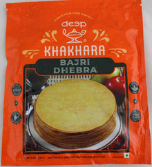 Wholesale Deep Bajri Dhebra Khakhra 6.3 OZ- Bulk