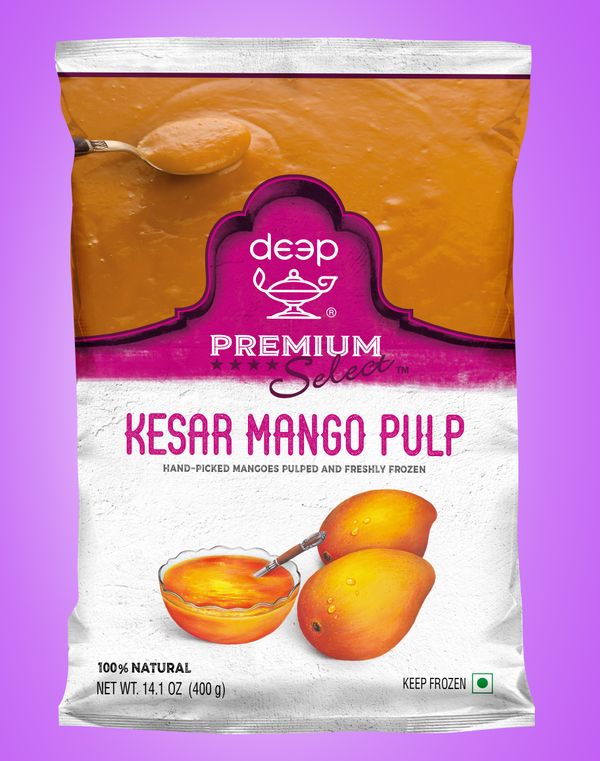 Deep Frozen Kesar Mango Pulp 14.1 oz