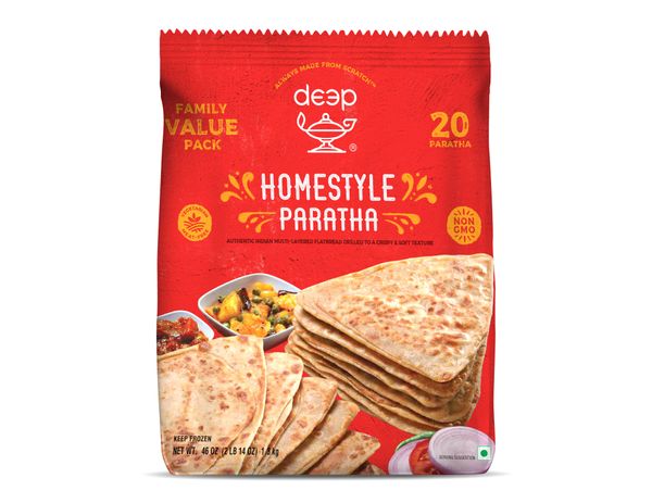 Deep Family Pack Homestyle Paratha 20pc 46oz