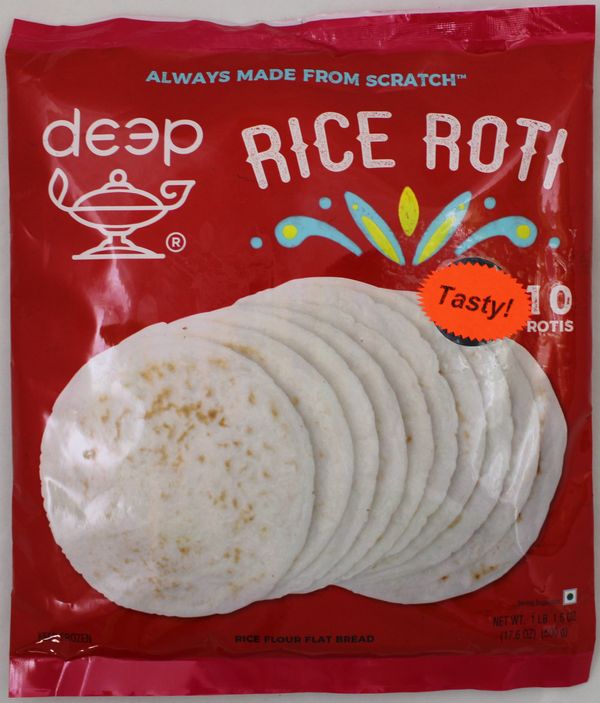 Wholesale Deep Rice Roti 10 pcs 17.6 Oz-20 Ct Case Bulk