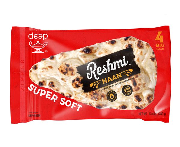 Wholesale Deep Reshmi Naan 4 PCS 13.4 Oz-24 Ct Case Bulk