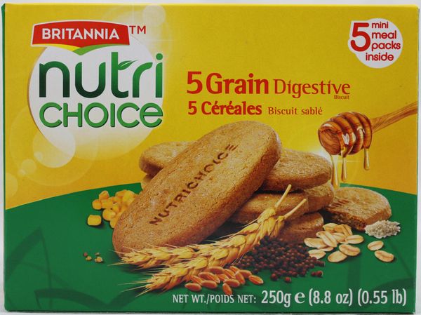 Wholesale Britannia Nutri choice 5 Grain 8.75 oz-18 Ct Case Bulk