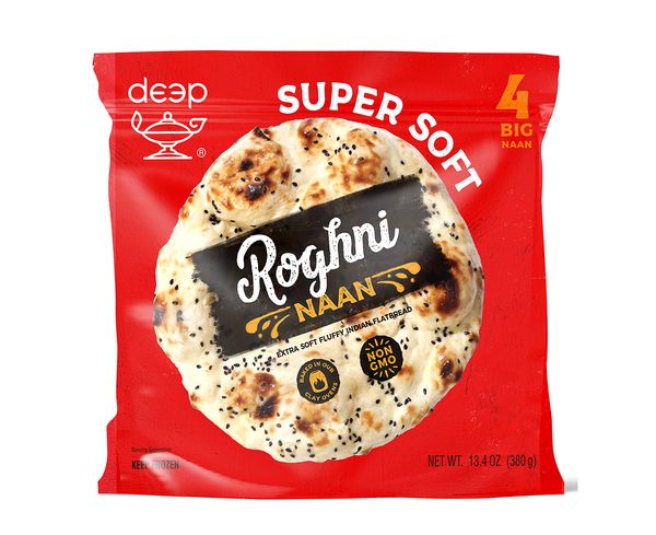 Deep Roghni Naan 4 PCS 13.4 Oz