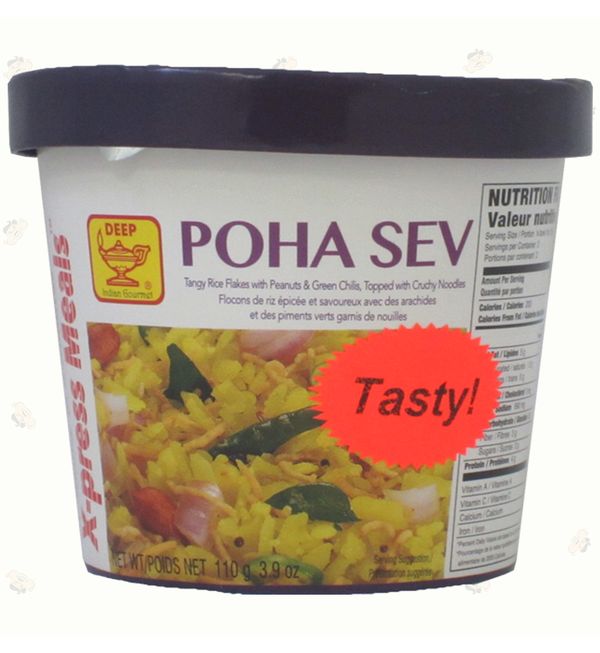 Wholesale Deep Xpress Meal Poha Sev 3.9 oz-24 Ct Case Bulk