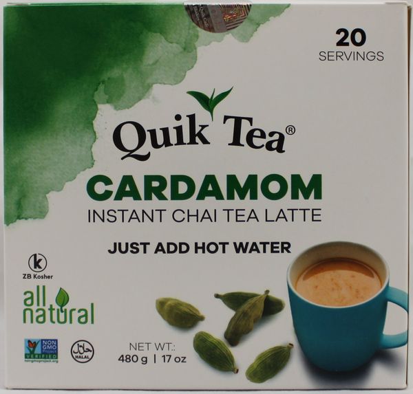 Wholesale Quik Tea Cardamom Chai 17 oz- Bulk