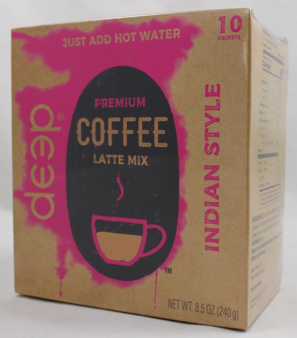 Deep Coffee Latte Mix-Indian Style 8.5 Oz