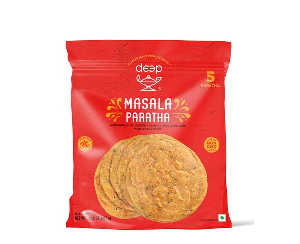 Deep Homestyle Masala Paratha 5pc 13.2 oz