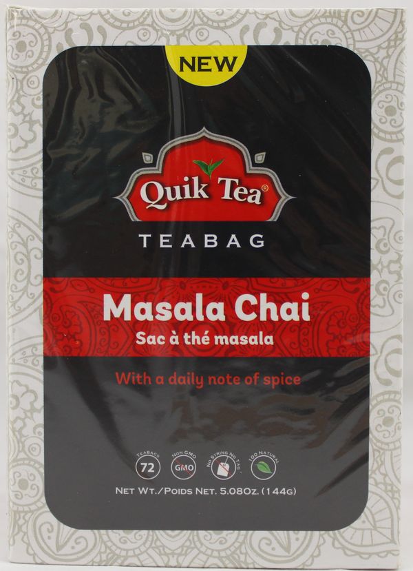 Wholesale Quik Tea Masala Tea Bags 5.08 oz- Bulk