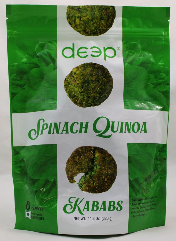 Deep Spinach Quinoa Kababs (8P) 11.3 Oz
