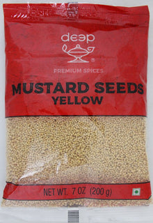 Wholesale Deep Mustard Seeds Yellow 7 oz- Bulk