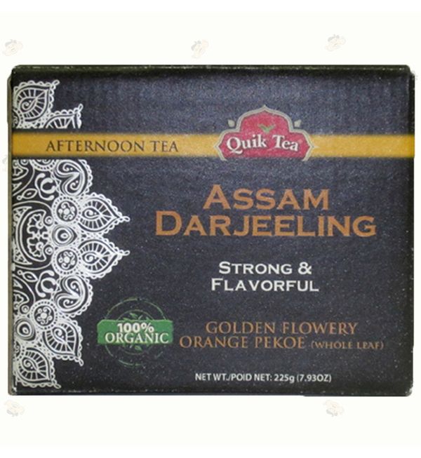 Quik Tea Org Assam Darjeeling Leaf Tea 7.9 oz