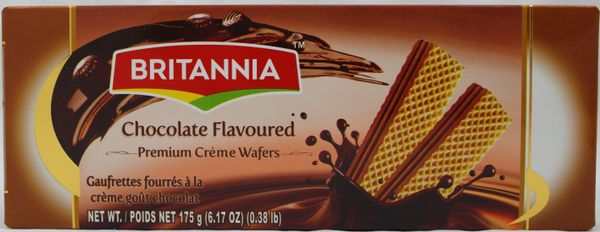 Wholesale Britannia Wafer Chocolate 6.2 oz-24 Ct Case Bulk