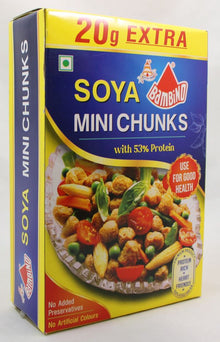 Wholesale Bambino Soya Chunks Mini 7 oz- Bulk