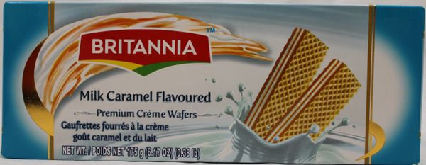 Wholesale Britannia Wafer Milk Caramel 6.2 oz-24 Ct Case Bulk