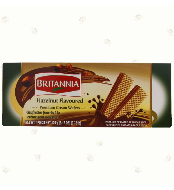 Wholesale Britannia Wafer Hazelnut 6.2 oz-24 Ct Case Bulk