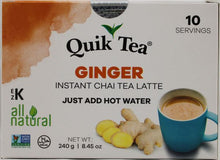 Wholesale Quik Tea Ginger Chai 8.5 oz- Bulk