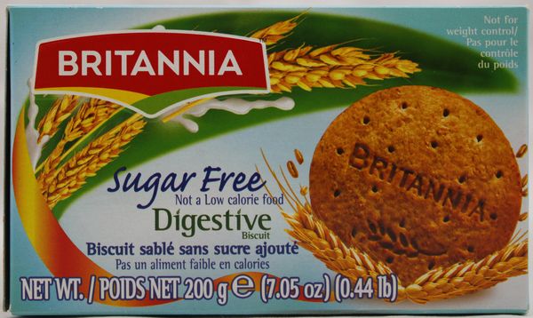 Wholesale Britannia Digestive Sugar Free 7 oz-24 Ct Case Bulk