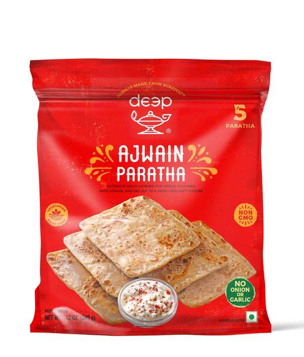 Deep Homestyle Ajwain Paratha 5pc 12 oz