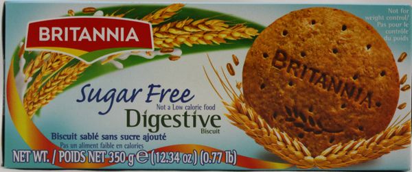 Wholesale Britannia Digestive Sugar Free 12 oz-12 Ct Case Bulk