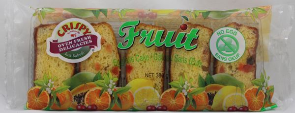 Crispy Fruit Cake Eggless 13.4 oz