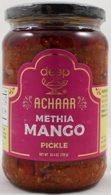 Wholesale Deep Methia Mango Pickle 25.4 oz- Bulk